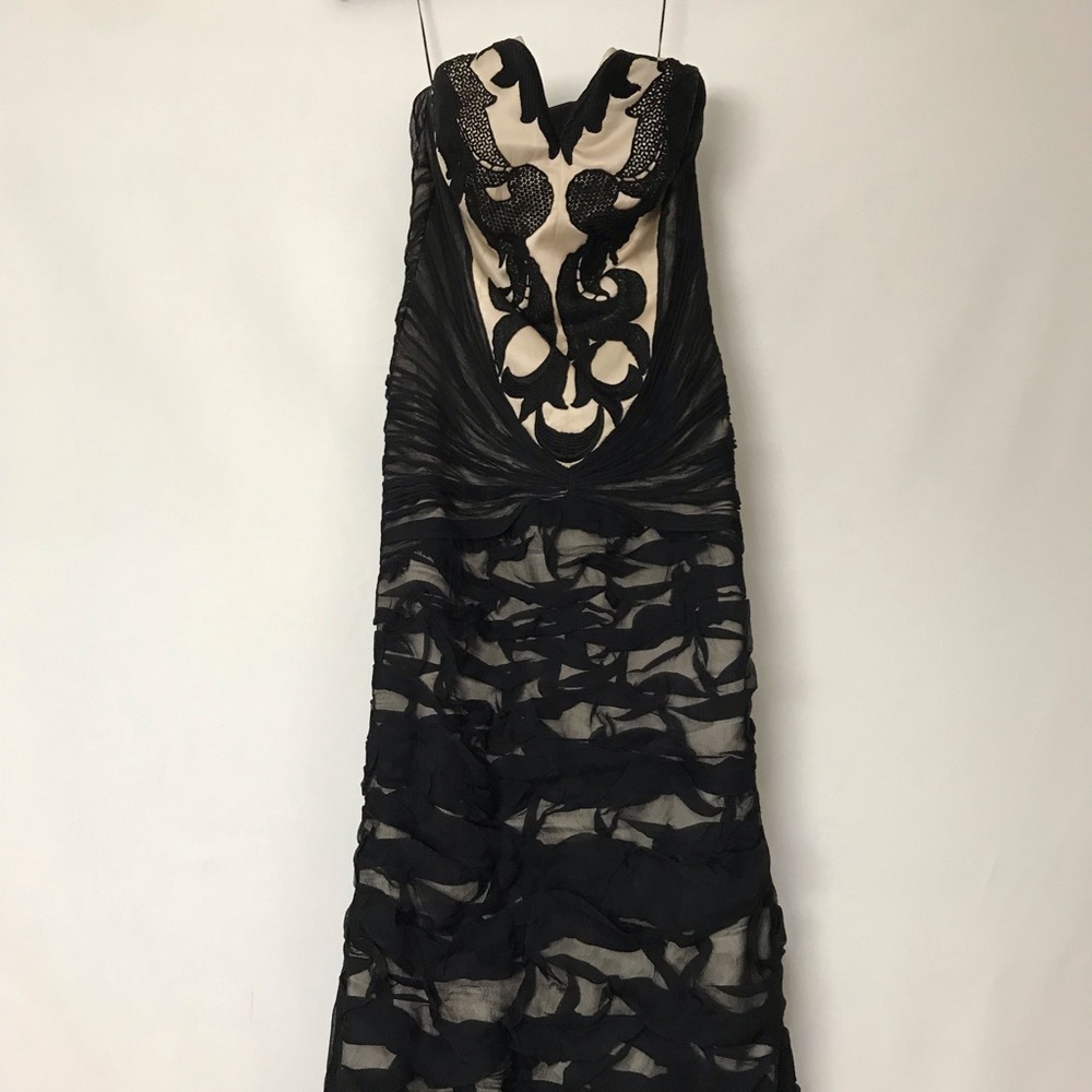 My vintage Carlos Miele black and cream maxi dress